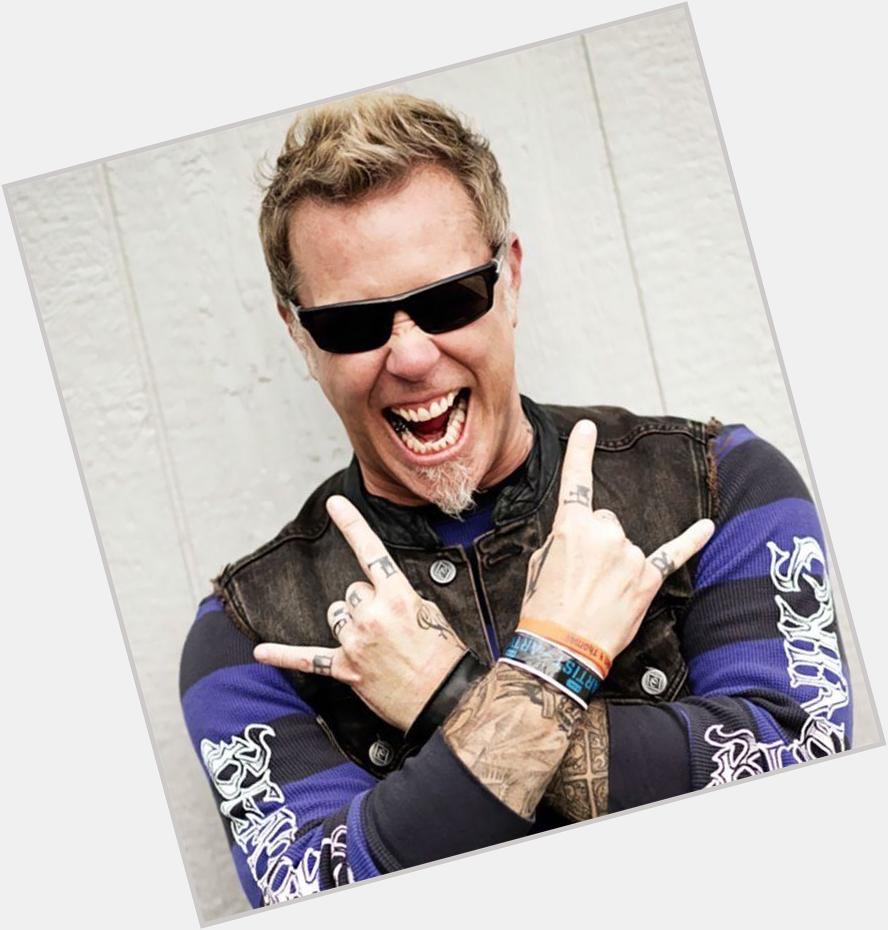 HAPPY BIRTHDAY Wishes To One Of My Faves... Front man James Hetfield! Still Rockin\ At 52! \\m/ (  > < ) \\m/ 