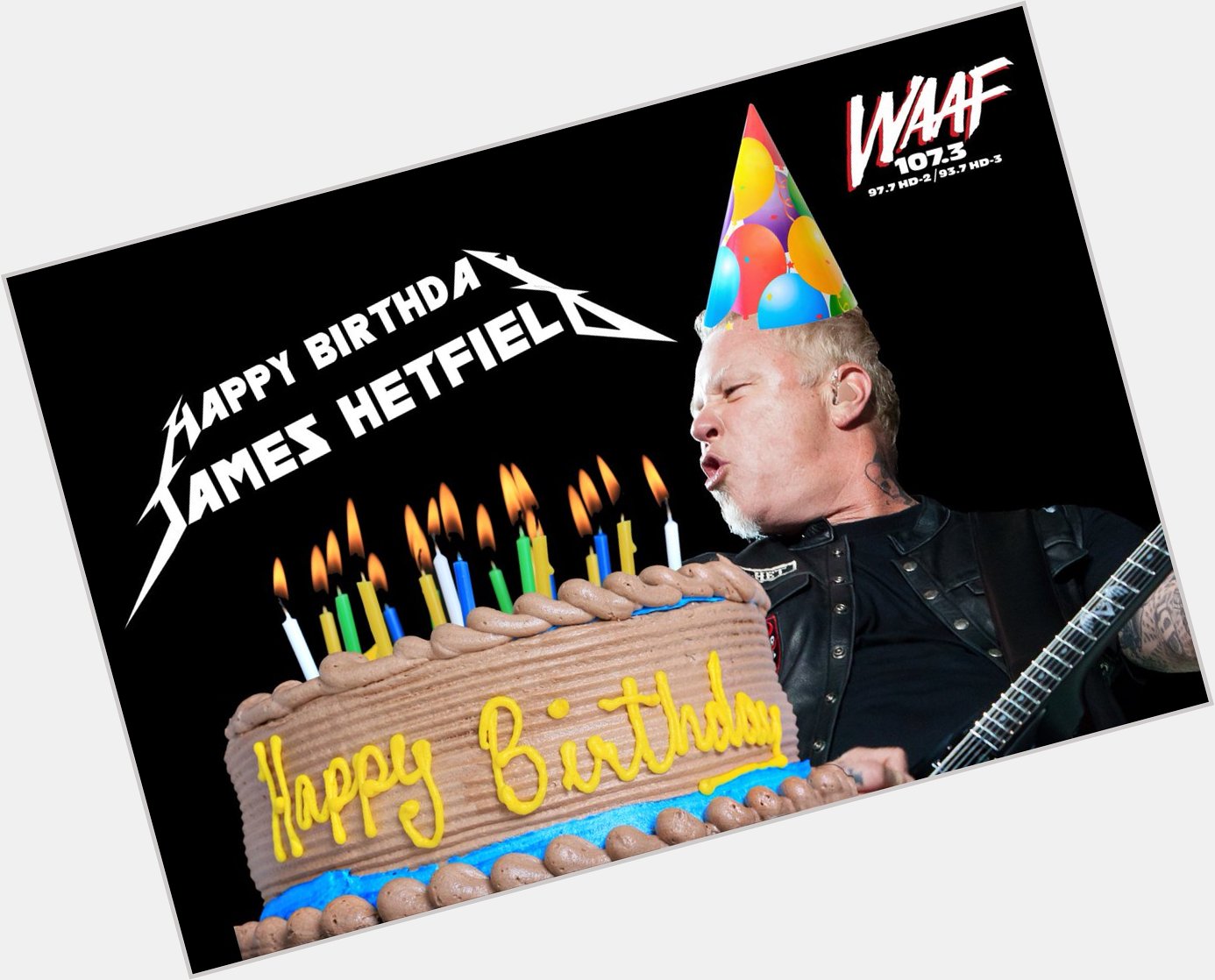 Happy 54th Birthday to James Hetfield of  