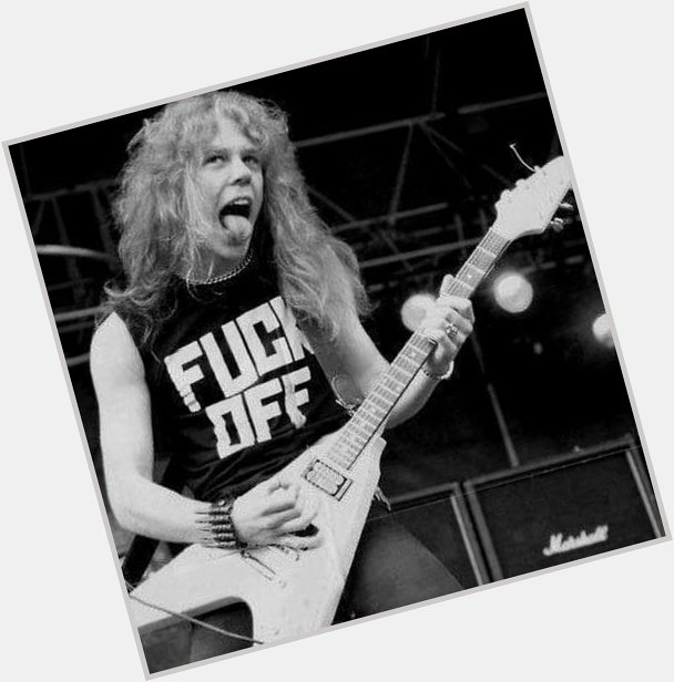Happy Birthday to the man that made me pick up my first guitar... Mr. James Hetfield! Stay rockin\ old man     