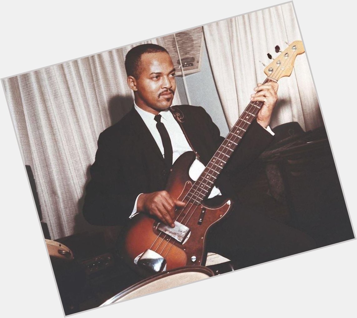 Happy birthday Motown bassist,  James Jamerson. 