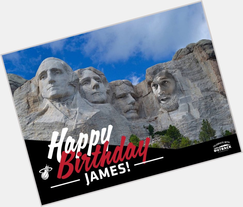  \" Happy birthday, James Johnson!  \" 
