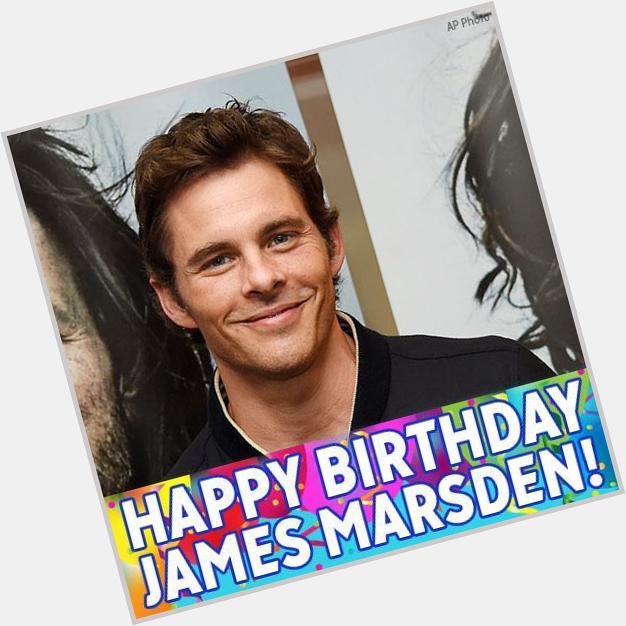 Happy Birthday to actor James Marsden! 