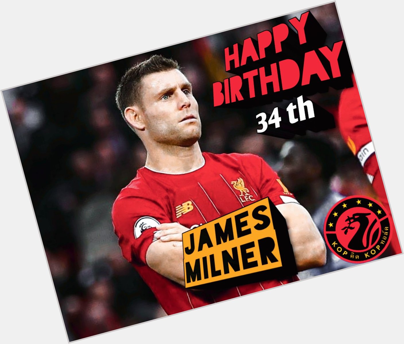 Happy Birthday James Milner  34th 