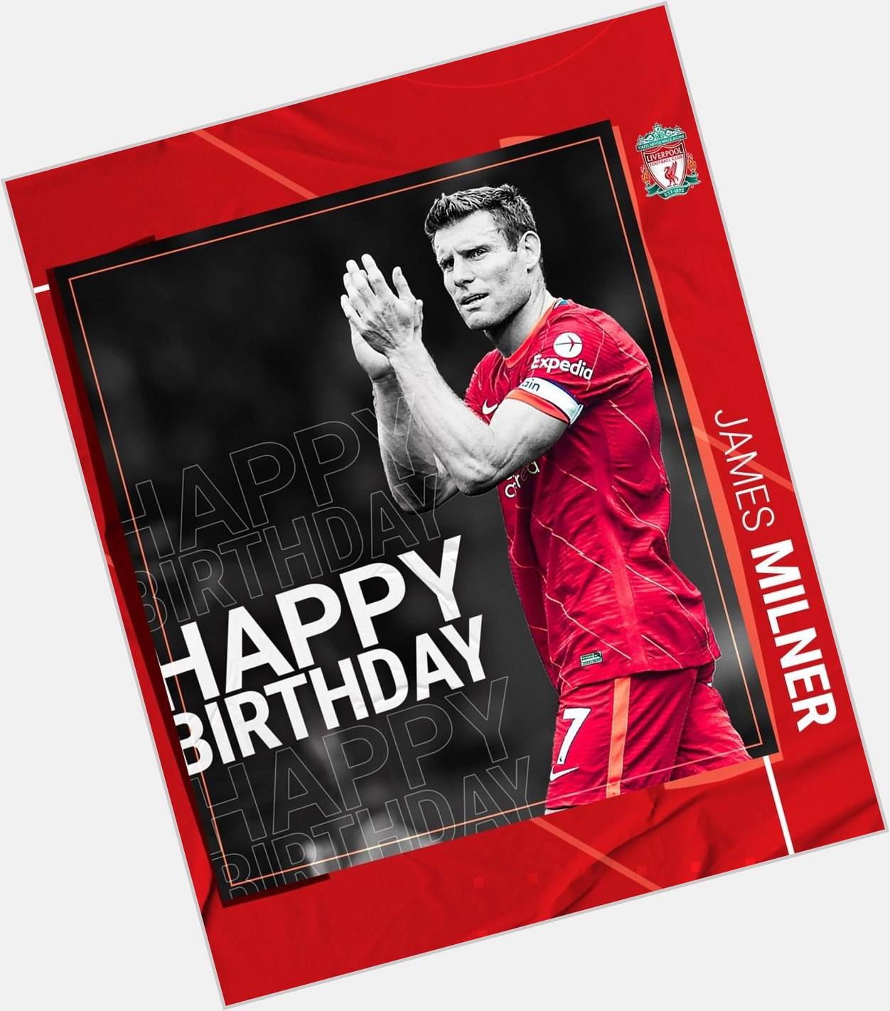 Happy Birthday To James Milner, Enjoy Your Day Sir    