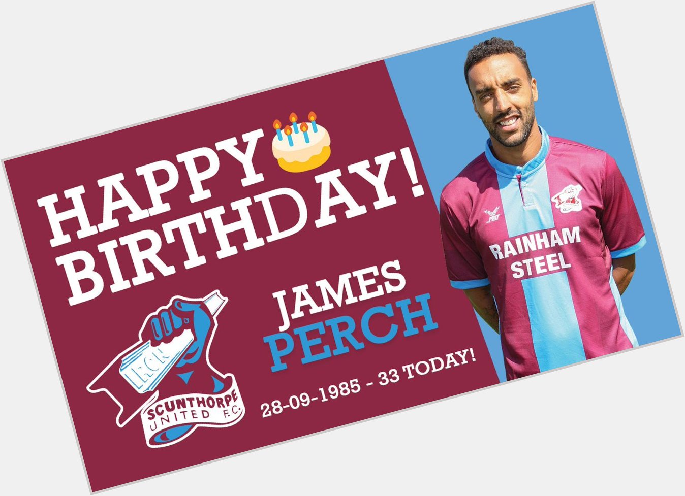   BIRTHDAY: Happy 33rd birthday to the Iron\s James Perch. 