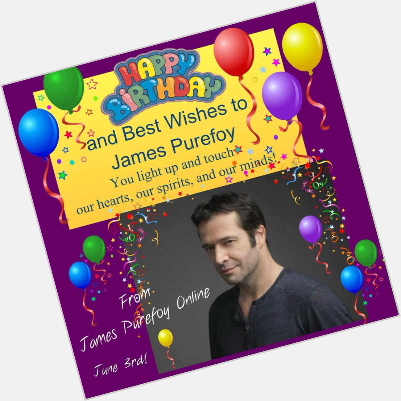 Very special Birthday Wishes to a very special James Purefoy! \"Happy Birthday Mr. P.\" from Online! 