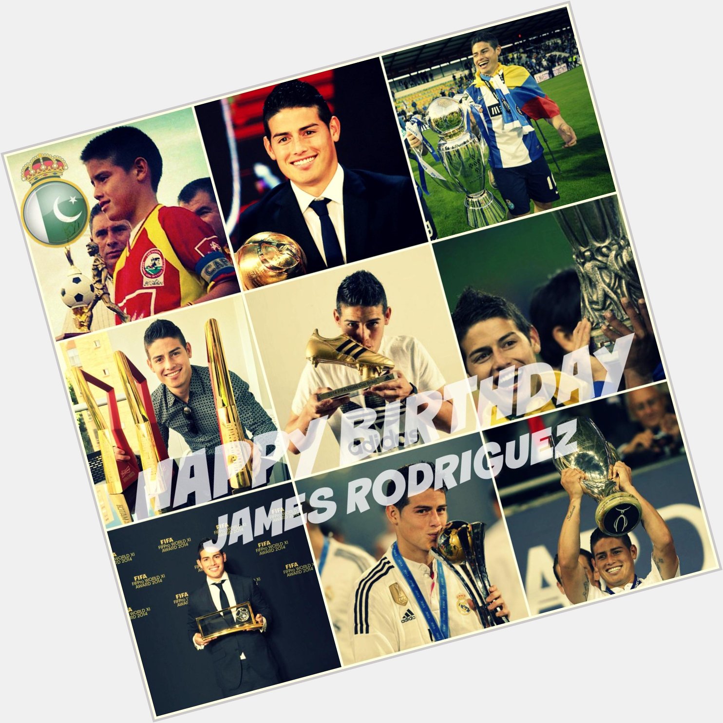 Happy Birthday to our Golden Boy James Rodriguez who is 24 years old now. 