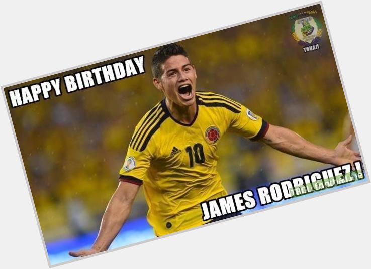Happy birthday james rodriguez       