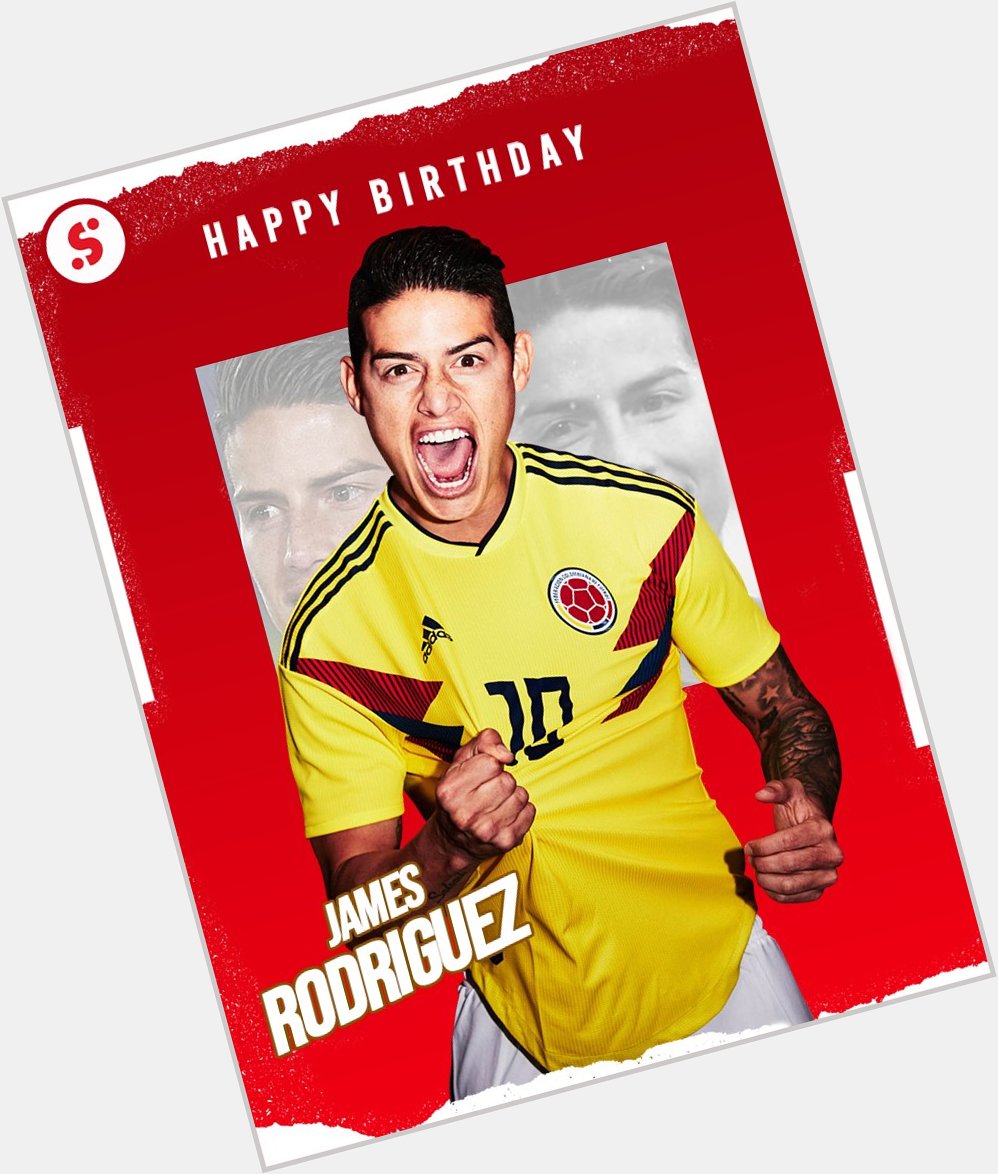 Happy 3  2  nd Birthday to Columbian Forward James Rodriguez    
