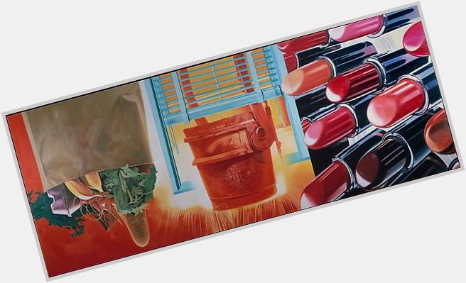 Happy 81st birthday to American artist James Rosenquist! Celebrate with "House of Fire."  