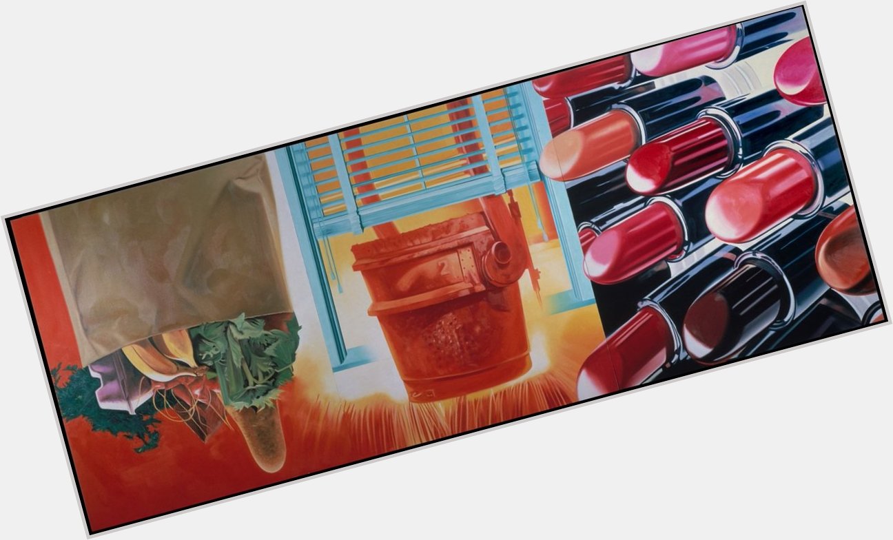 Metmuseum: Happy birthday to James Rosenquist. Enjoy House of Fire on view in gallery 925. 