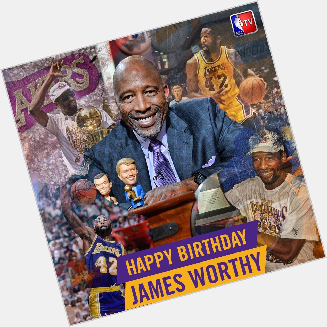 Happy Birthday Lakers Legend Big Game James Worthy!  