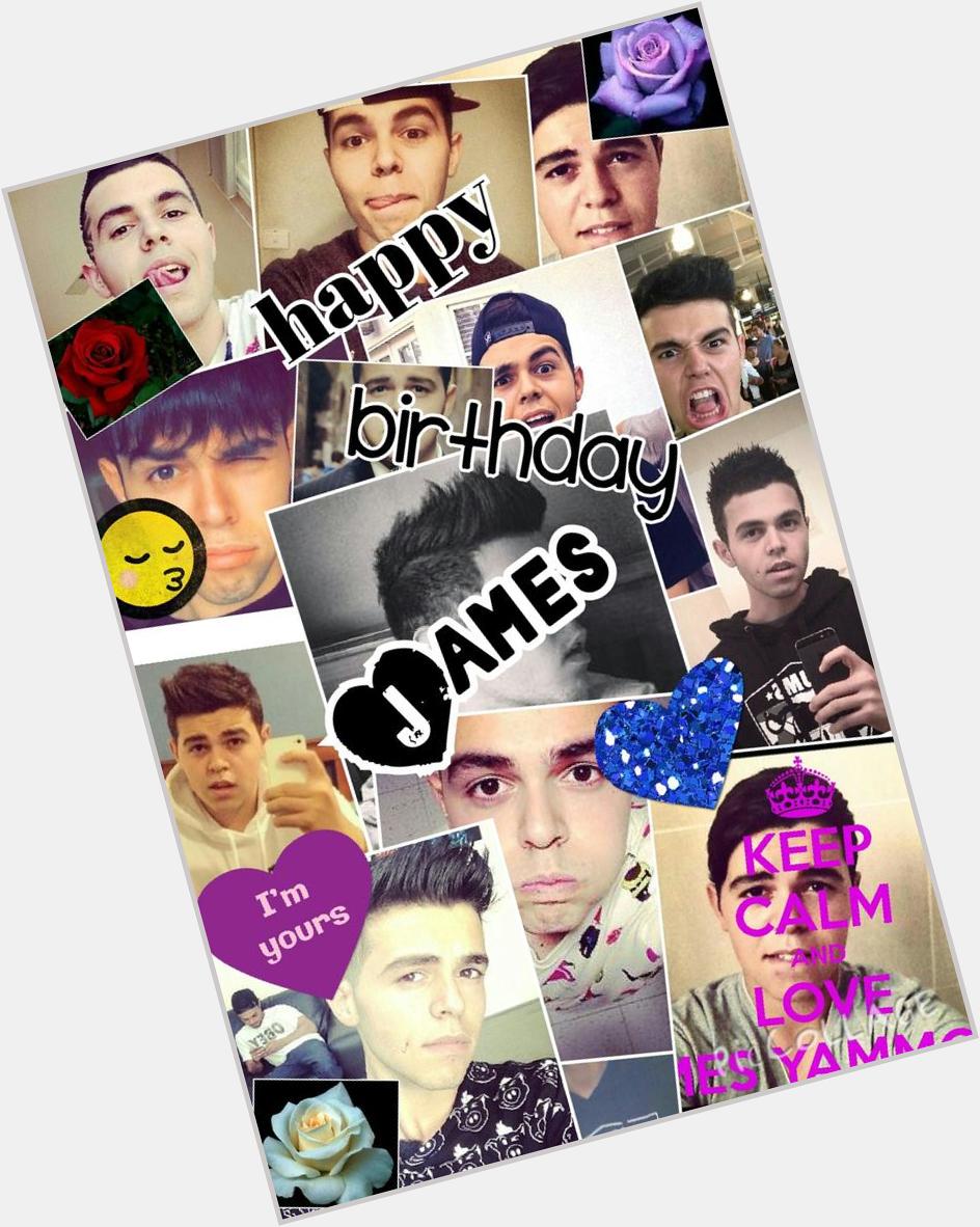  happy birthday to you James hope you have a good day    
