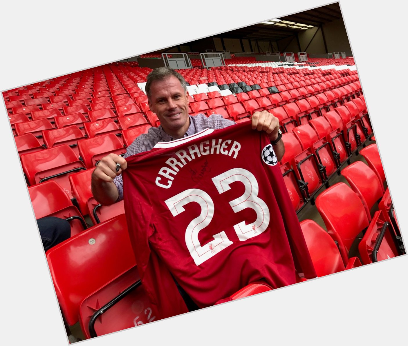       Happy birthday, Liverpool legend & 2005 winner Jamie Carragher!     