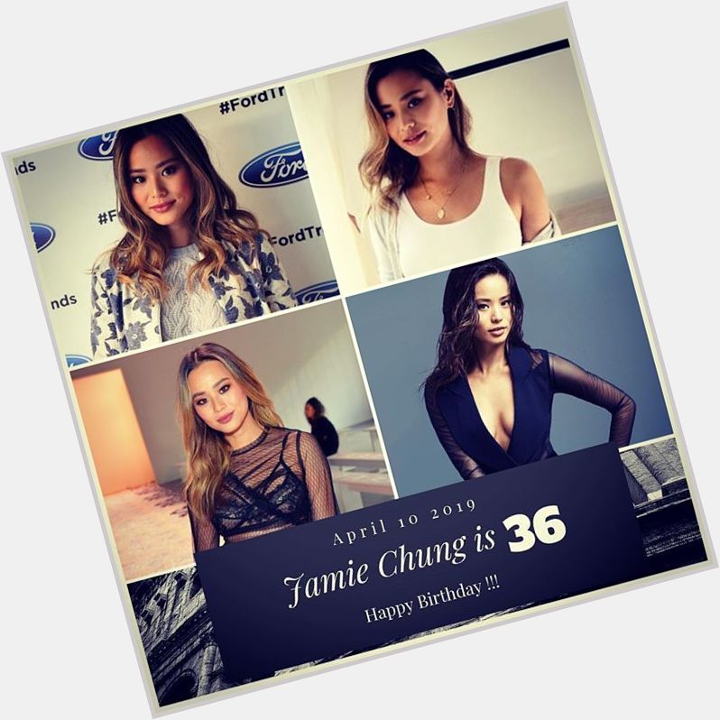 Actress Jamie Chung turns 36 today !!!    to wish her a happy Birthday !!!  