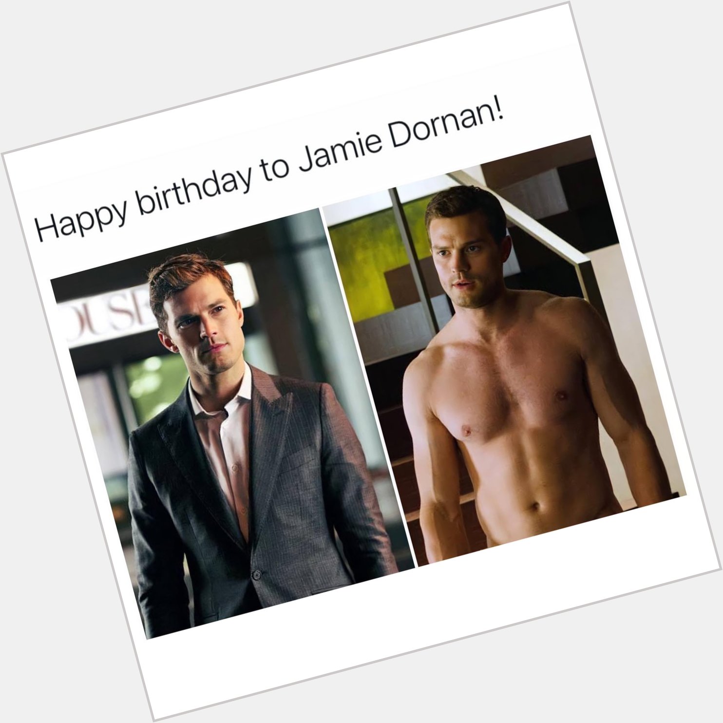 Happy birthday Jamie Dornan! 
