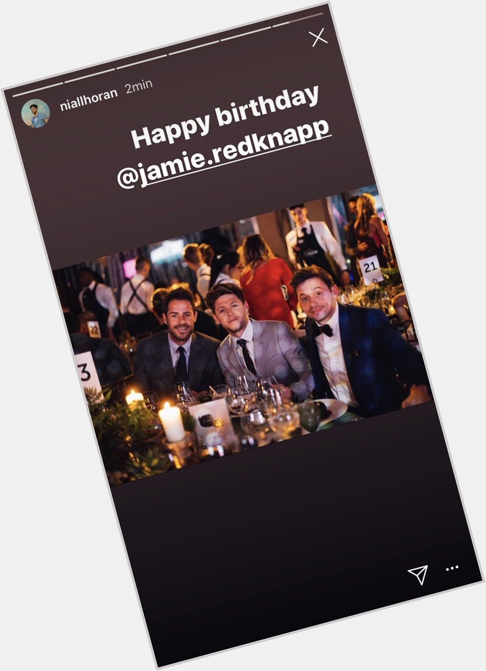  via IG story 
We wish a happy birthday to Jamie Redknapp ! 