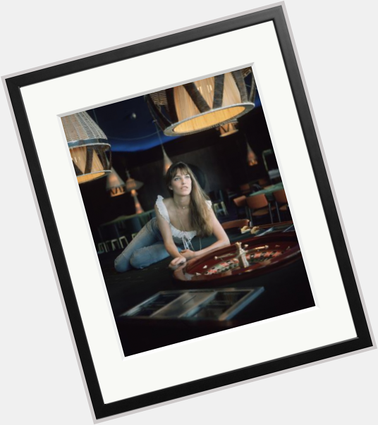Happy Birthday Jane Birkin - Photographed lying on a roulette table, 1965.  