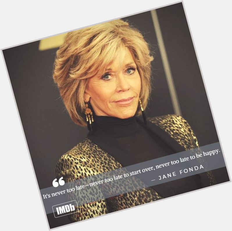 Happy 78th birthday, Jane Fonda!  