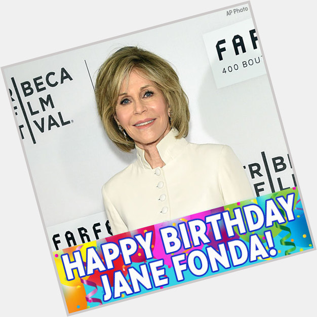 Happy 82nd birthday to Oscar-winning actress and political activist Jane Fonda! 