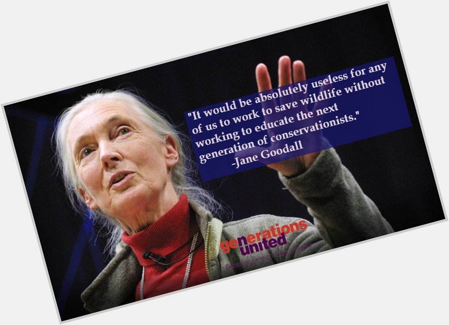 Happy 83rd Birthday, Jane Goodall, a British Primitaologist and UN Messenger of Peace! 