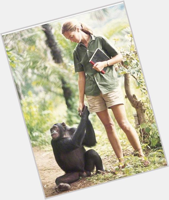 Happy 81st Birthday Jane Goodall. You were my first role model in life, and continue to be now. Have a great day!   