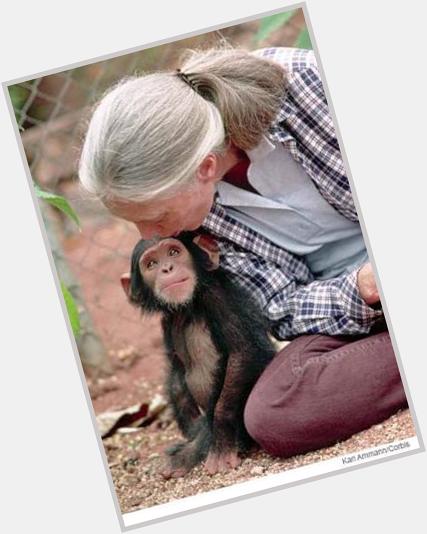     Happy Birthday Jane Goodall!   With 1 FREE Click, Gift Her Rescued Primates (  )  