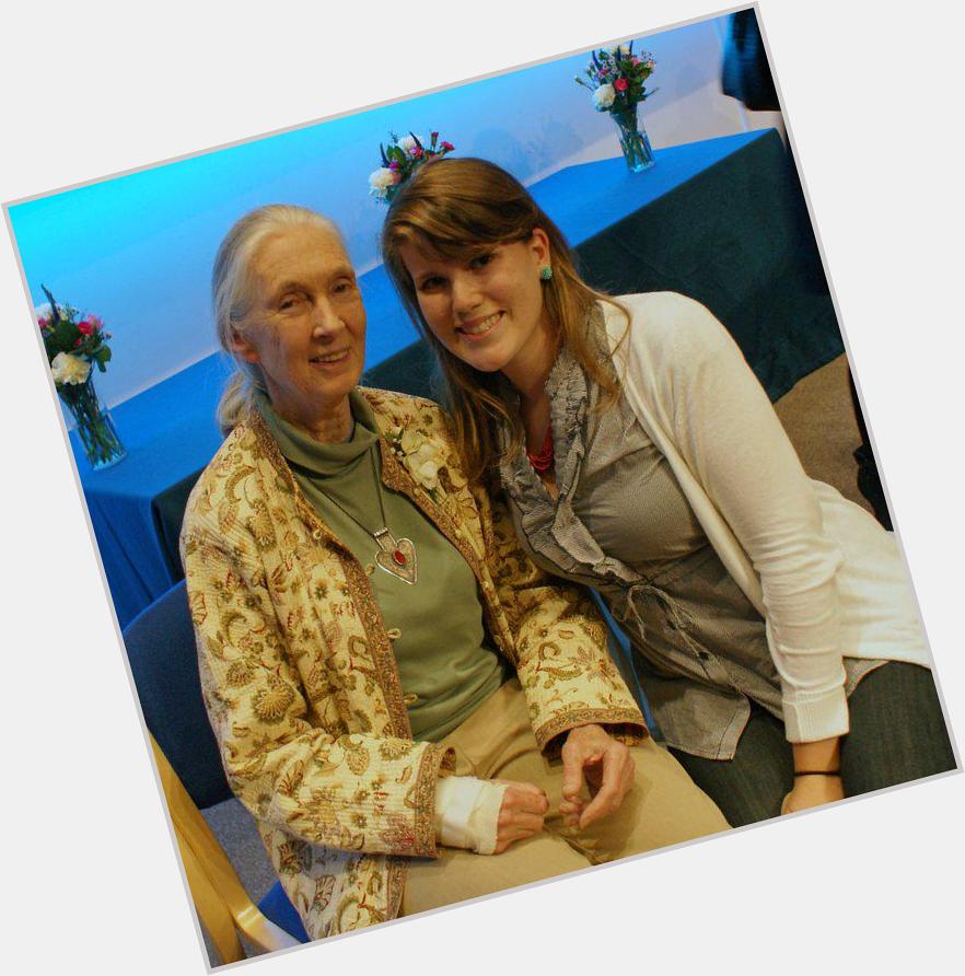 So glad I got to meet Jane Goodall back in 2011! Happy birthday!  