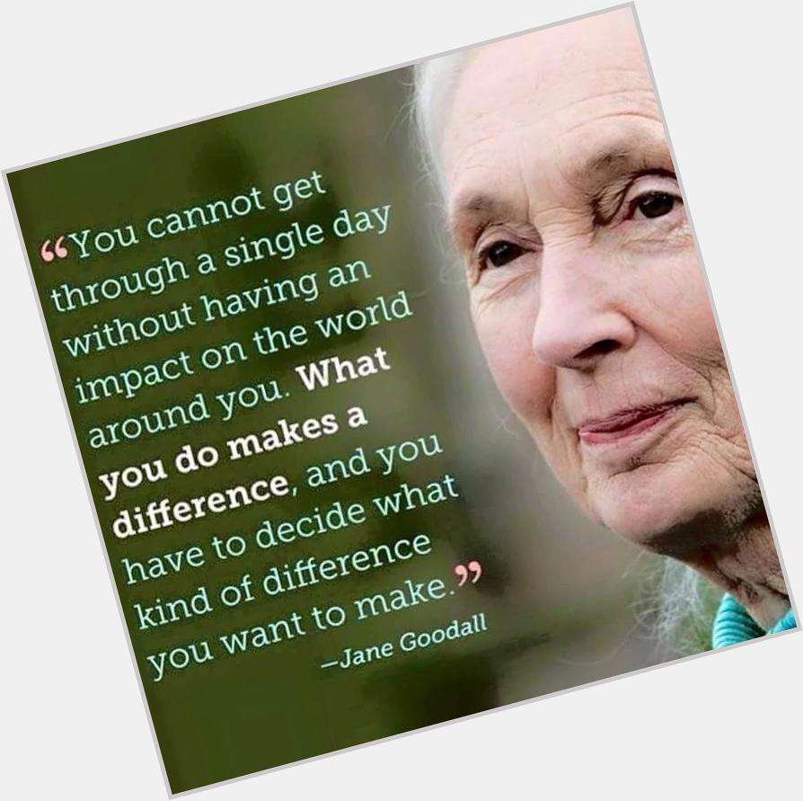 Happy Birthday Dr. Jane Goodall 