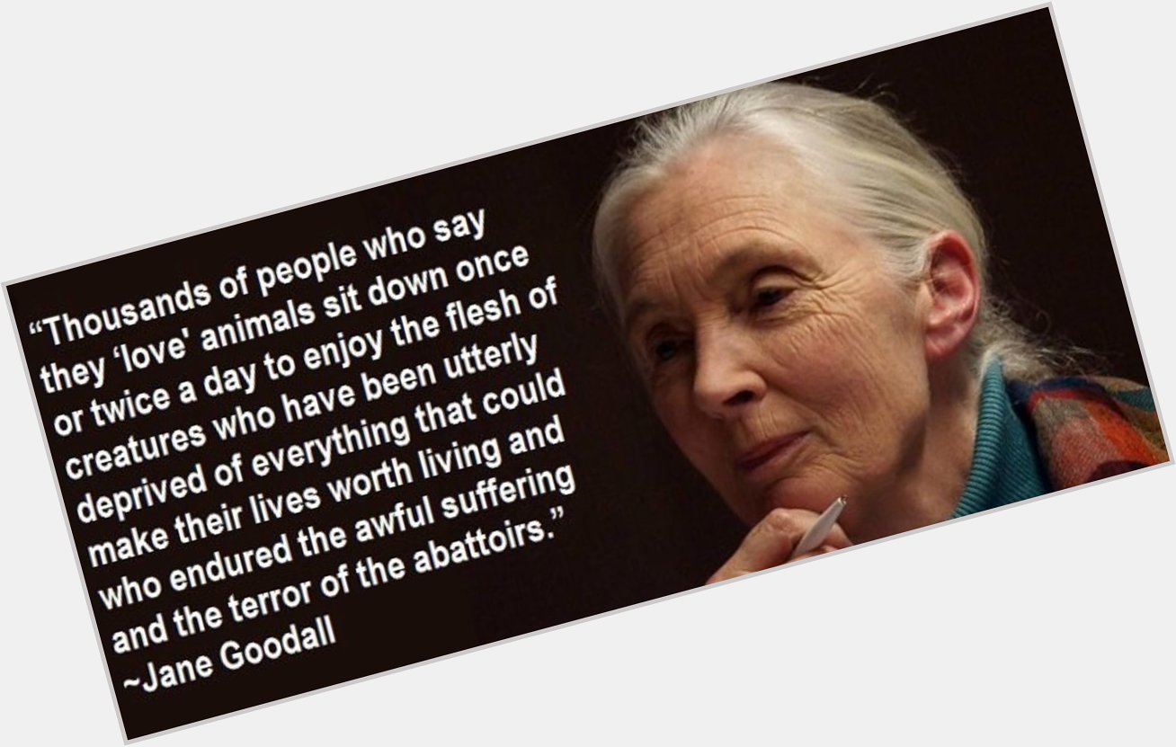 Happy 85th Birthday, Jane Goodall!   