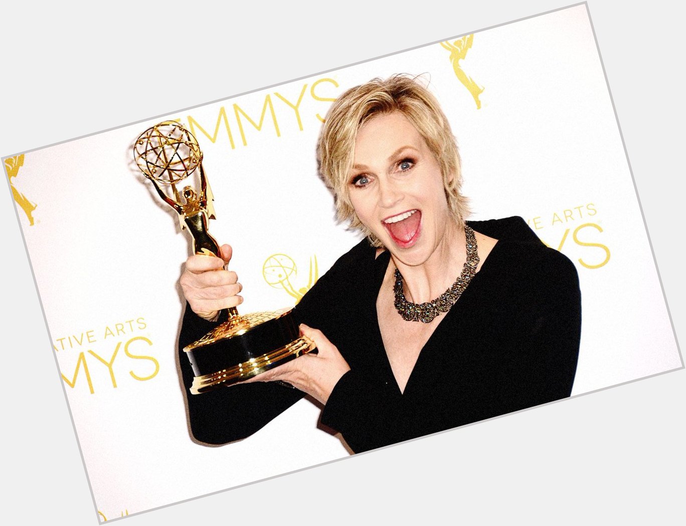 Happy birthday to four-time Emmy winner (and a double nominee this year) Jane Lynch! 