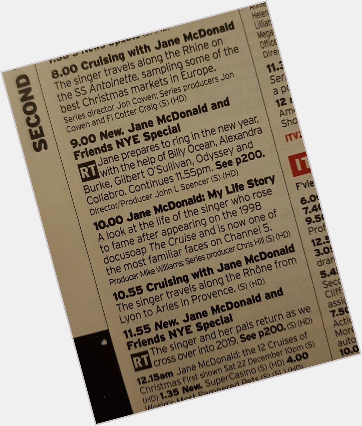 Happy 25th birthday to Channel 5. I\ll never forget the time you showed six Jane McDonald shows back to back. 