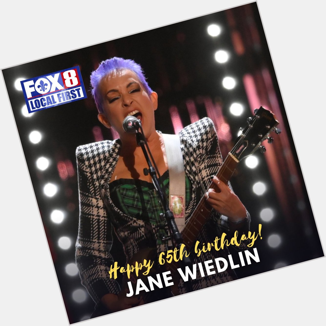 FOX8NOLA: Happy birthday to Jane Wiedlin! The guitarist and co-founder of The Go-Go\s turned 65 on Saturday! 