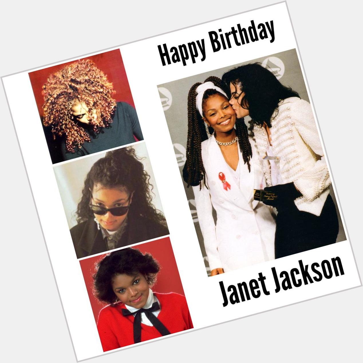 Happy birthday to this beautiful women; Mrs. Janet Jackson. 
Slay Queen   