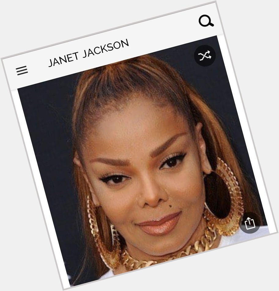 Happy birthday to this beautiful and wonderful singer.  Happy birthday to Janet Jackson 