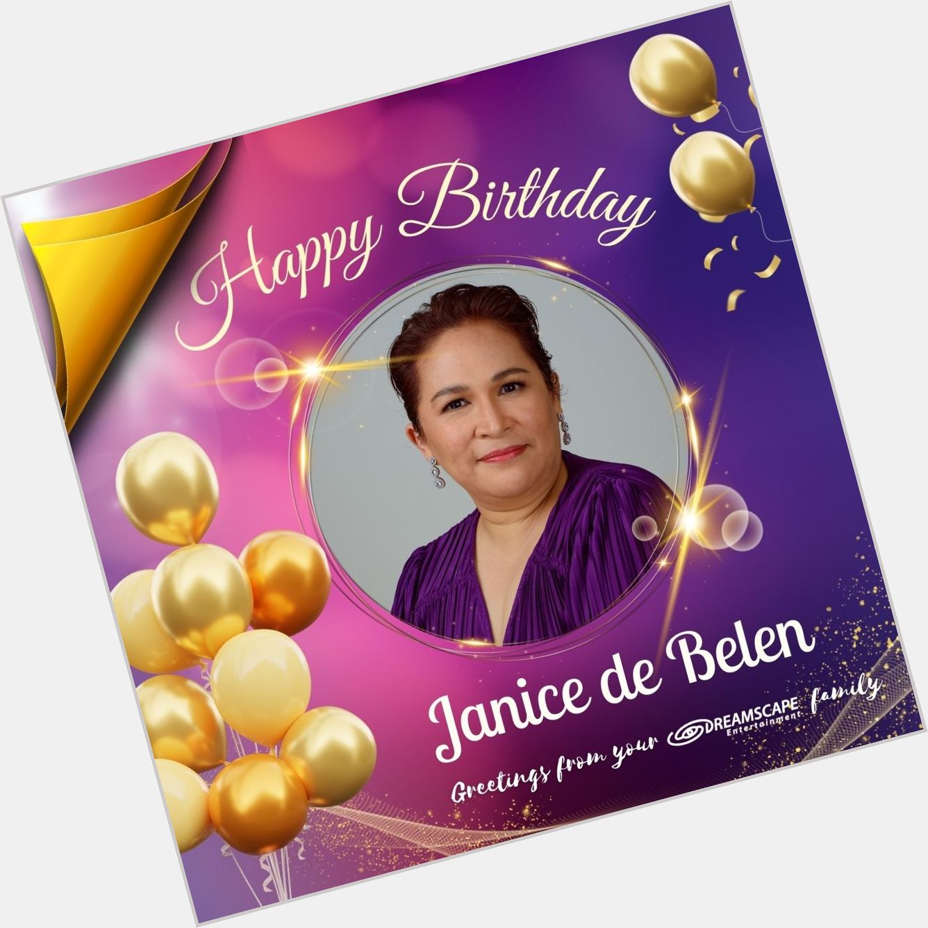 Happy Birthday, Janice de Belen!   