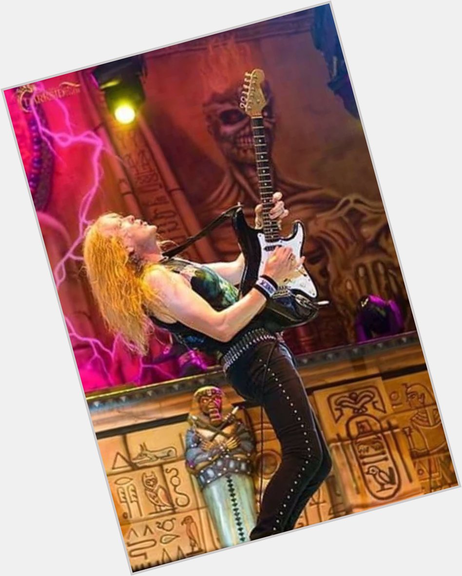 Happy Metal Birthday to Janick Gers     UP THE IRONS!!! 
