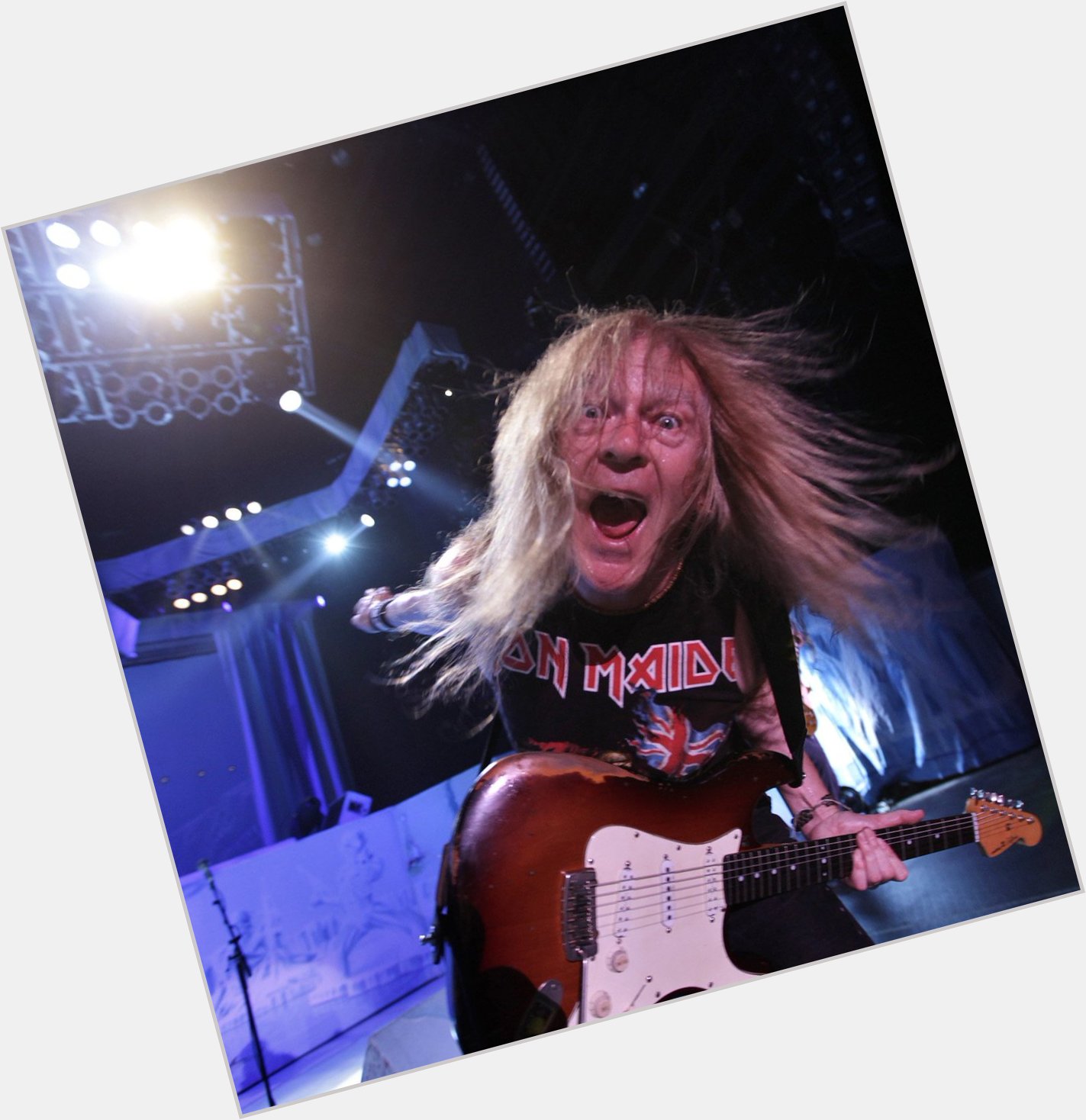 Happy Birthday to Janick Gers of and Nick Mason of   