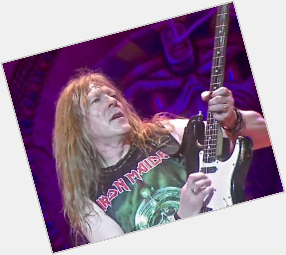 Happy Birthday on January 27th to Iron Maiden guitarist Janick Gers 