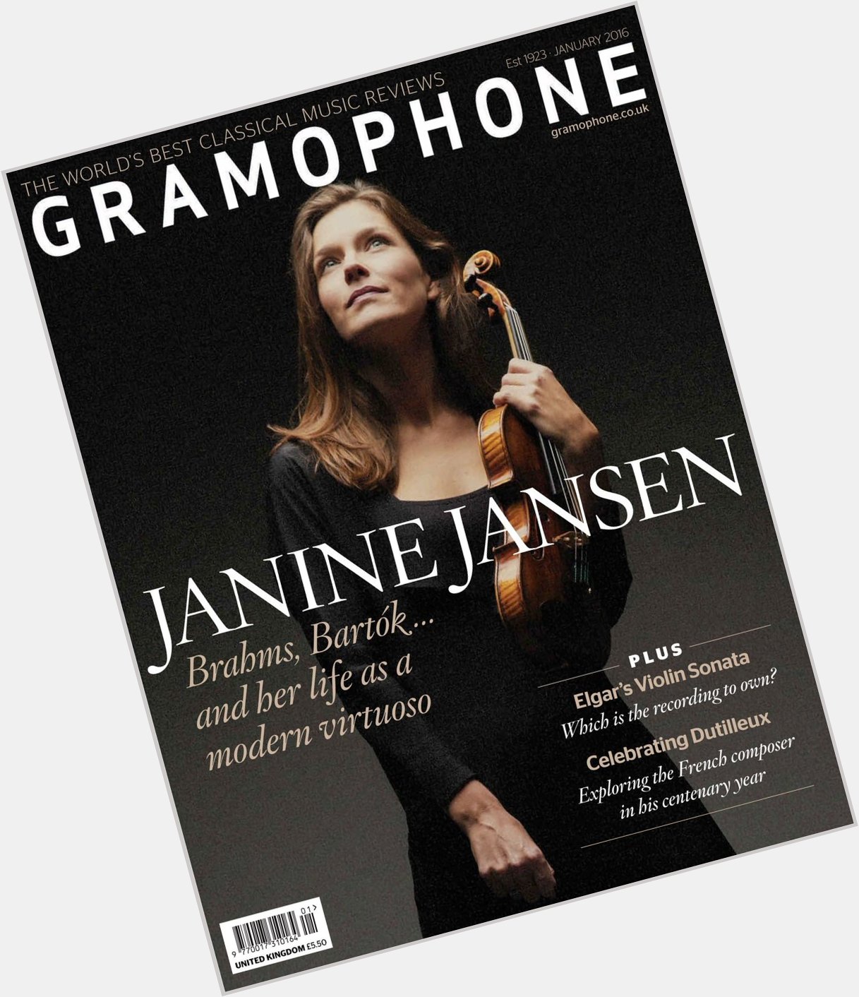 Happy Birthday, Janine Jansen  The violinist adorned our January cover back in 2016. 