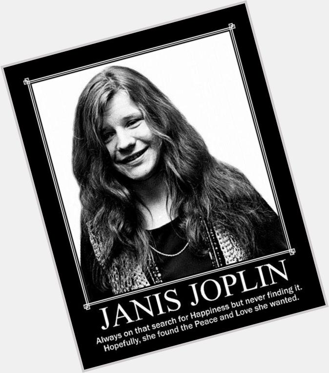 Happy Birthday Janis Joplin, born 72 years ago today 