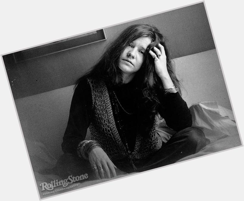 Happy birthday Janis Joplin. she would have been 72 years old today!  