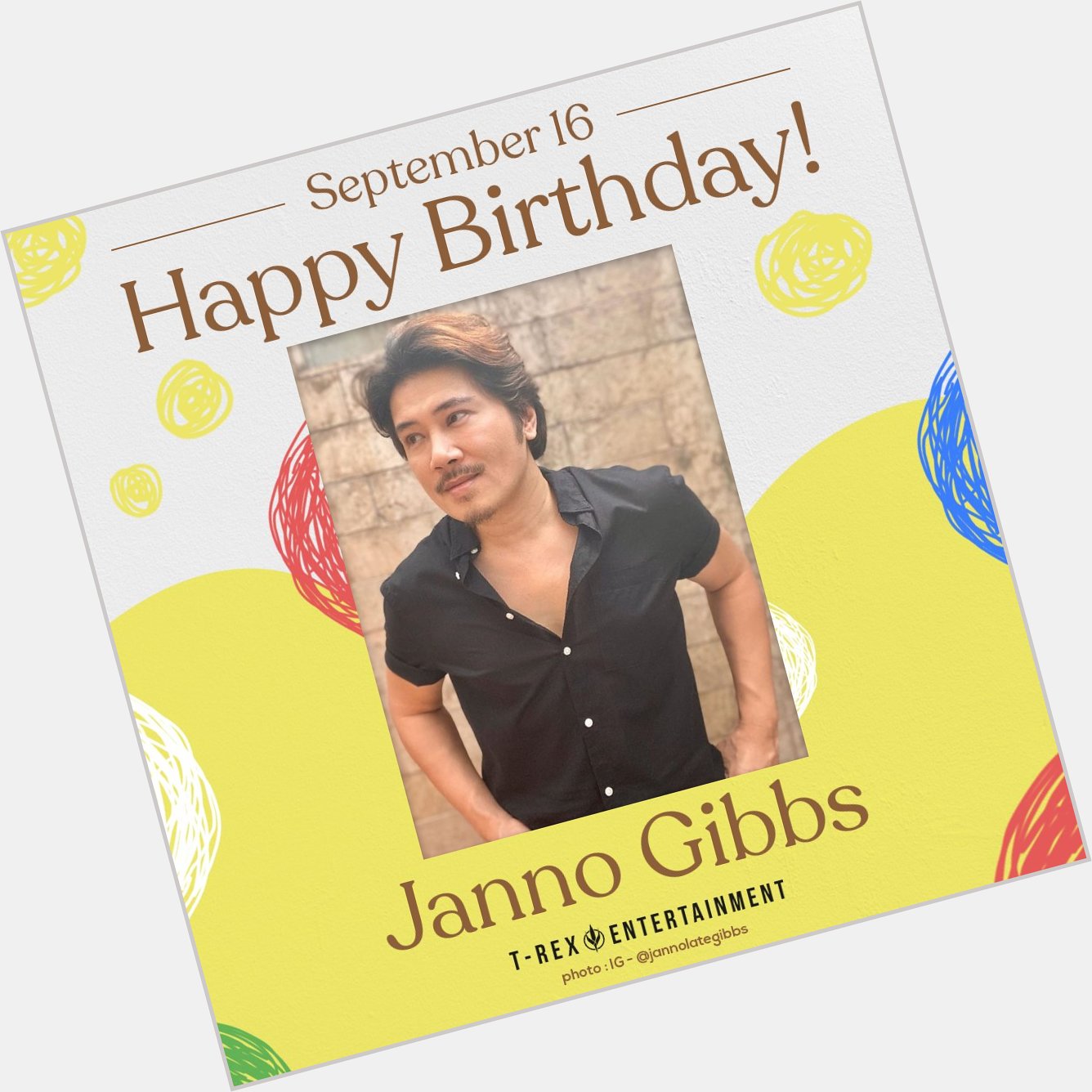 Happy 51st birthday, Janno Gibbs!   Trivia: His birth name is Janno Ronaldo Ilagan Gibbs. 