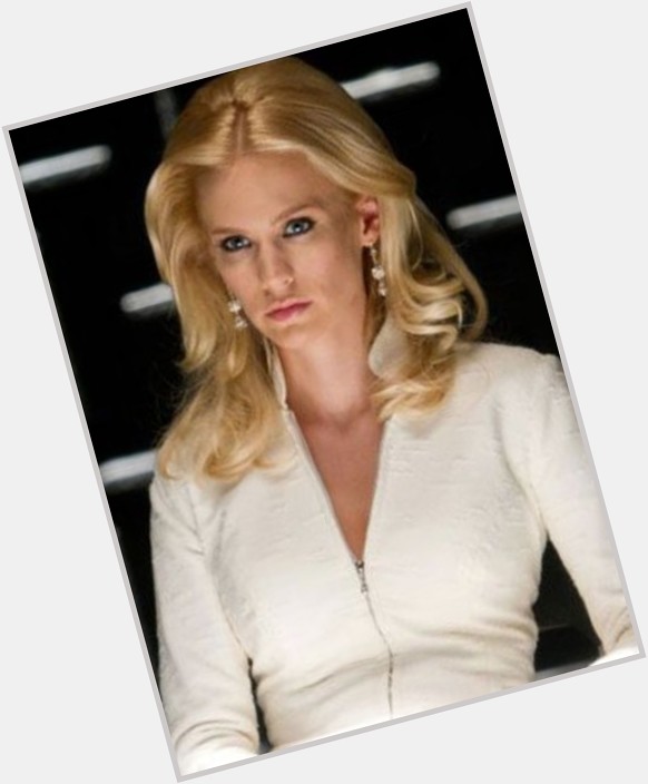 Happy birthday to January Jones, who appeared as telepathic Hellfire Club member Emma Frost in \X-Men: First Class.\ 