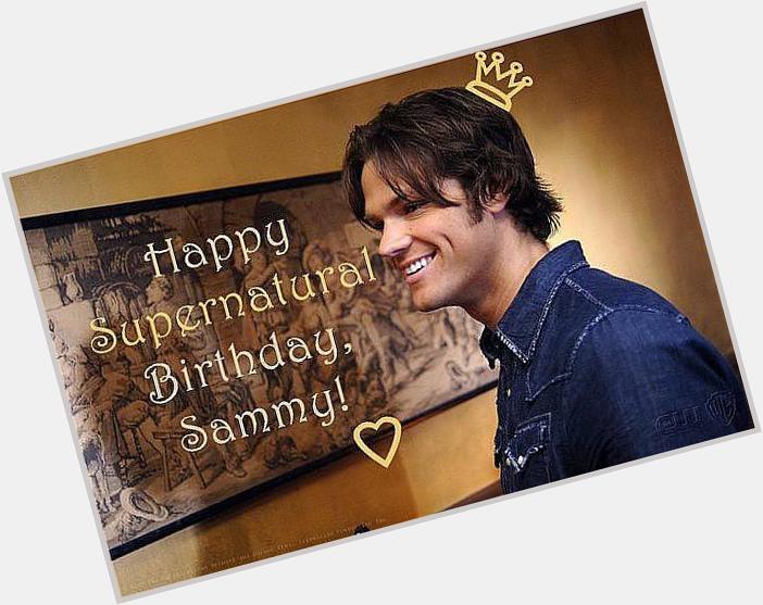  Happy Birthday, Jared Padalecki . Happiness to you and your family.Thank you for Sam Winchester . I love you 