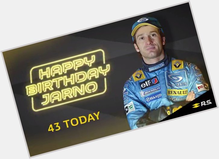 Happy birthday Jarno Trulli! 43 years young today!  