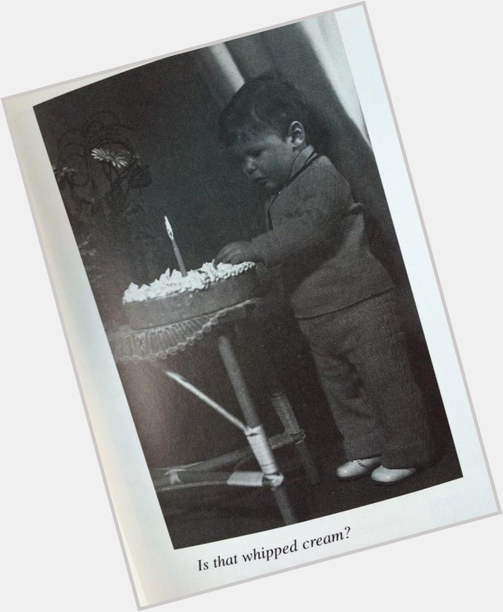 Happy 50th birthday to Jaromir Jagr. Here\s Jagr on his first birthday, from his 1997 autobiography. 