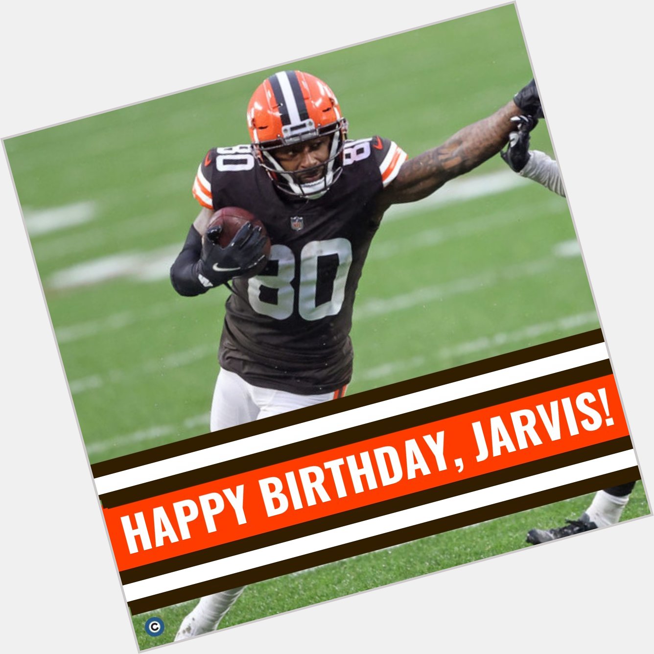 Wish Browns Pro Bowl WR Jarvis Landry a happy 28th birthday! Photo: Joshua Gunter, 