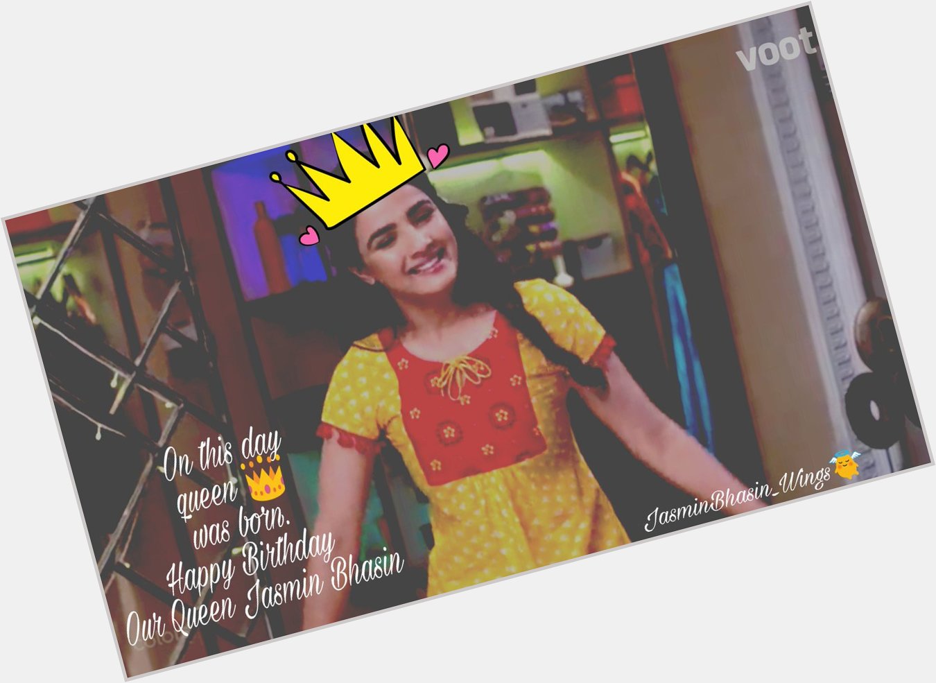 On this day
queen was born.
Happy Birthday 
Our Queen Jasmin Bhasin 