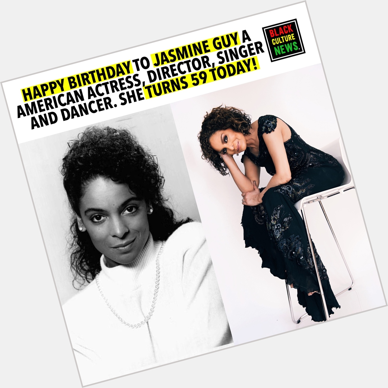 Happy 59th birthday to Jasmine Guy! We are wishing you many more to come.  